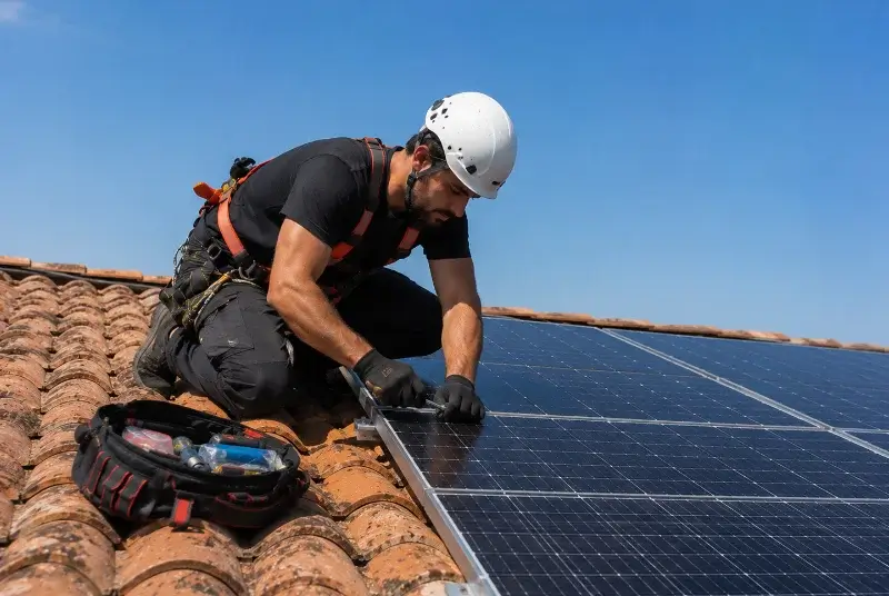 Maintenance et monitoring de panneaux solaires à Gigors-et-Lozeron